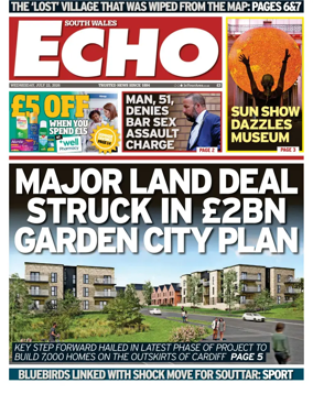 Cover of South Wales Echo