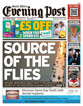 Cover of South Wales Evening Post