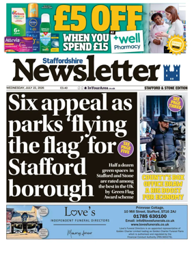 Cover of Staffordshire Newsletter