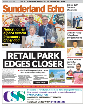Cover of Sunderland Echo