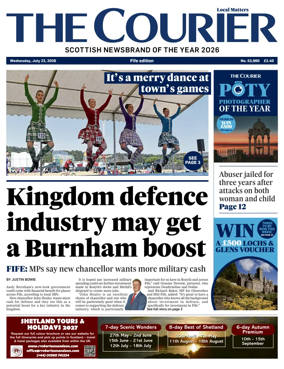 Cover of The Courier & Advertiser (Fife Edition)