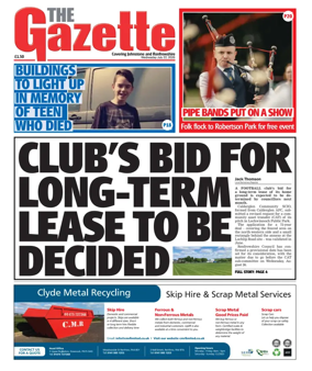 Cover of The Gazette (Scotland)