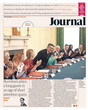 Cover of The Guardian e-paper Journal