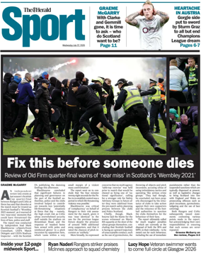 Cover of Herald Sport
