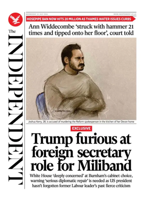 Cover of The Independent