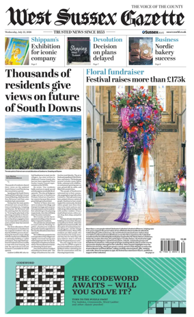Cover of West Sussex Gazette