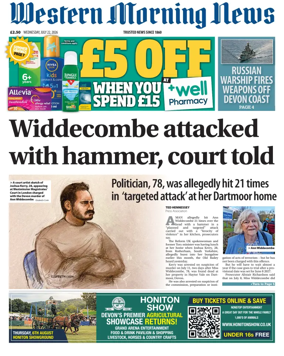 Cover of Western Morning News