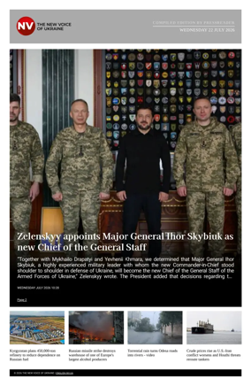 Cover of The New Voice of Ukraine