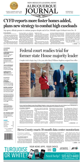 Cover of Albuquerque Journal