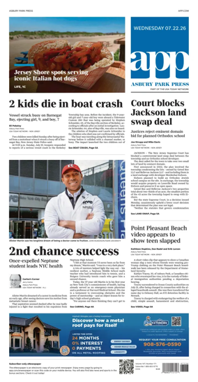 Cover of Asbury Park Press