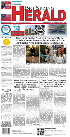 Cover of Big Spring Herald