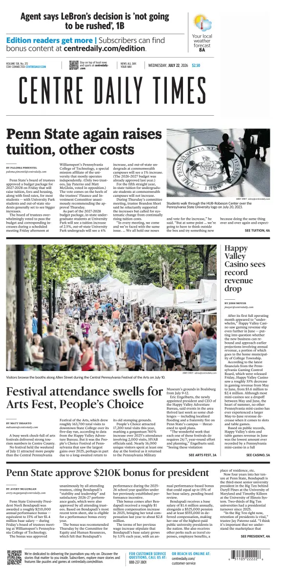 Cover of Centre Daily Times