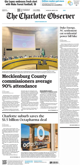 Cover of The Charlotte Observer