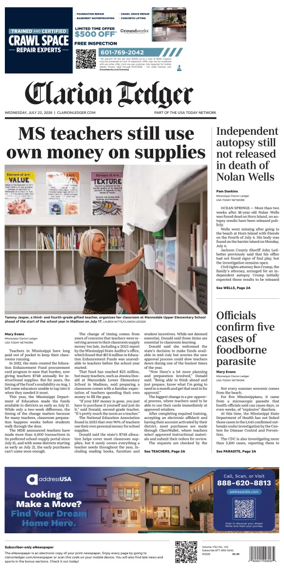 Cover of Clarion Ledger