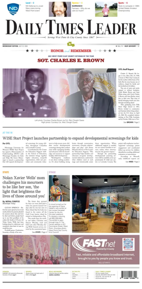Cover of Daily Times Leader