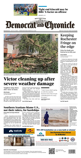 Cover of Democrat and Chronicle