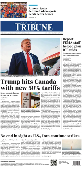 Cover of Great Falls Tribune