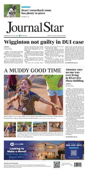 Cover of Journal Star (Peoria)