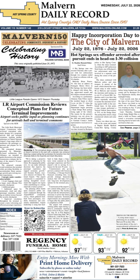 Cover of Malvern Daily Record