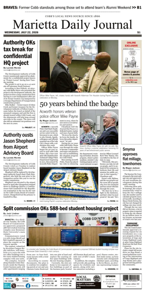 Cover of Marietta Daily Journal