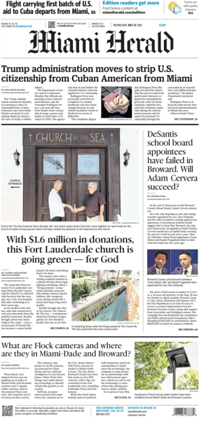Cover of Miami Herald