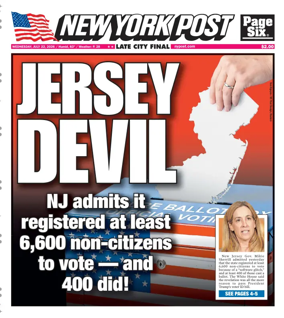 Cover of New York Post