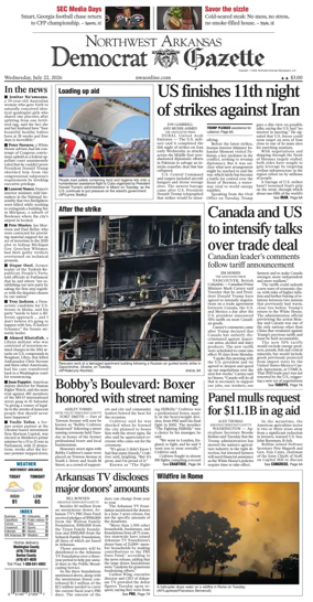 Cover of Northwest Arkansas Democrat-Gazette