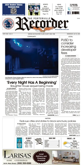 Cover of Porterville Recorder