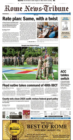 Cover of Rome News-Tribune