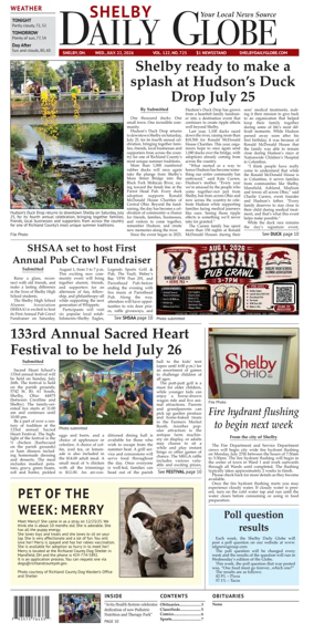 Cover of Shelby Daily Globe