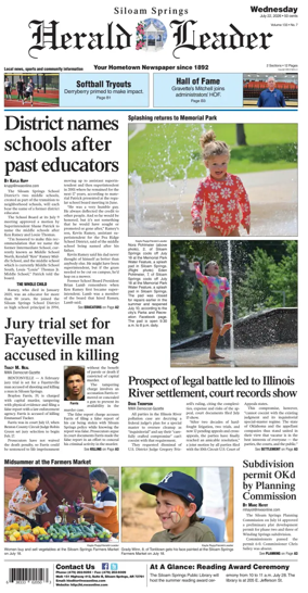 Cover of Siloam Springs Herald Leader