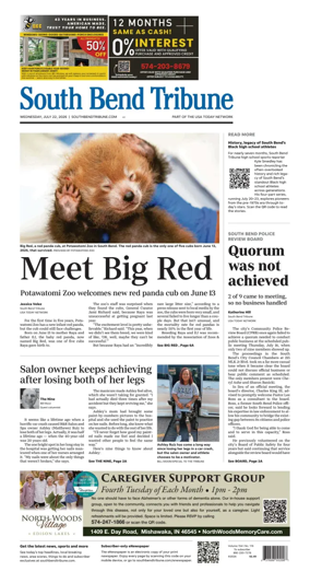 Cover of South Bend Tribune