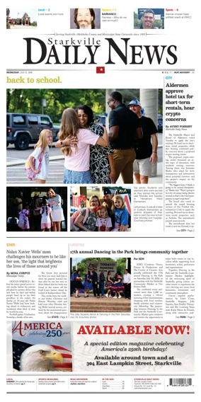 Cover of Starkville Daily News