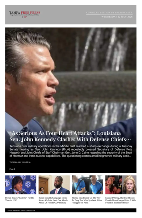 Cover of Tampa Free Press