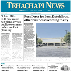 Cover of Tehachapi News