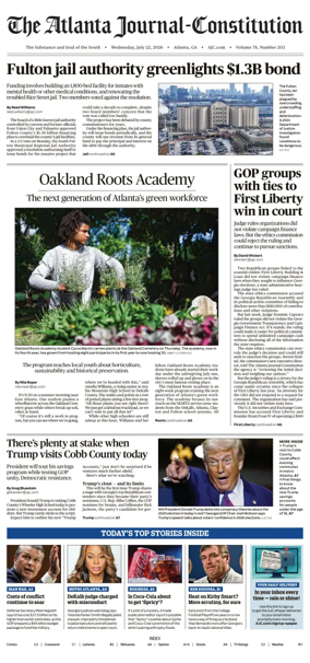 Cover of The Atlanta Journal-Constitution