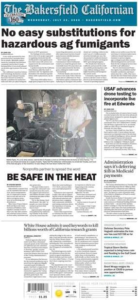 Cover of The Bakersfield Californian