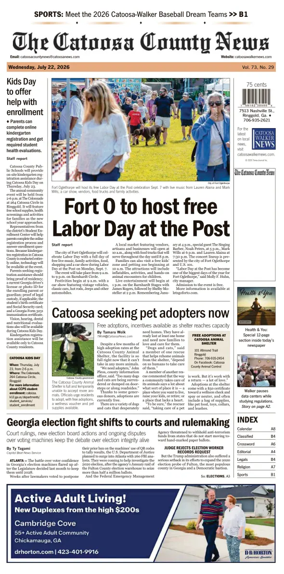Cover of The Catoosa County News