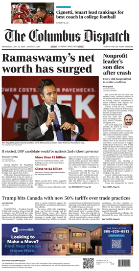 Cover of The Columbus Dispatch