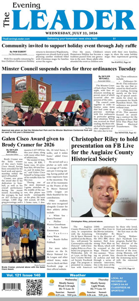 Cover of The Evening Leader