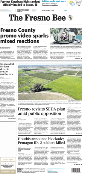 Cover of The Fresno Bee