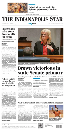 Cover of The Indianapolis Star
