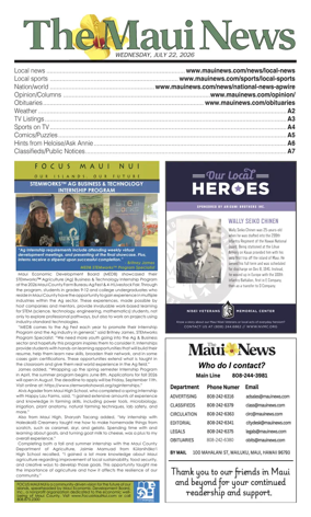 Cover of The Maui News