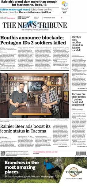 Cover of The News Tribune