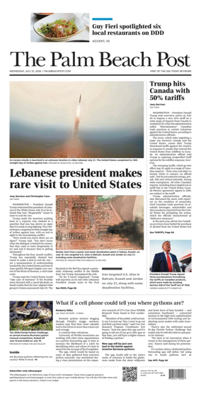 Cover of The Palm Beach Post