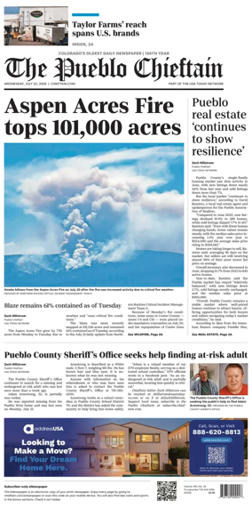 Cover of The Pueblo Chieftain