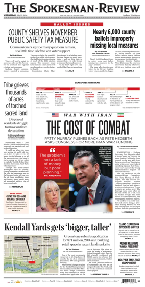 Cover of The Spokesman-Review (Spokane)