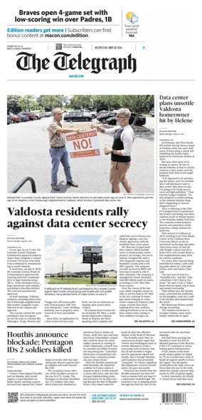 Cover of The Telegraph (Macon)