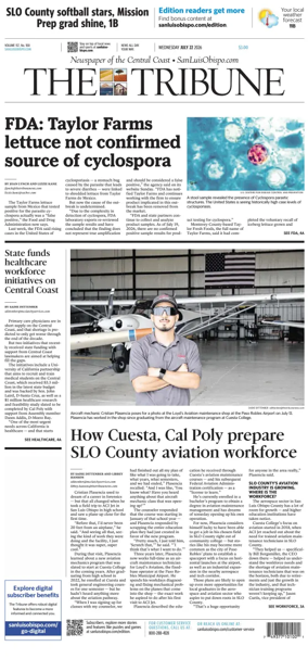 Cover of The Tribune (SLO)