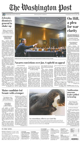 Cover of The Washington Post